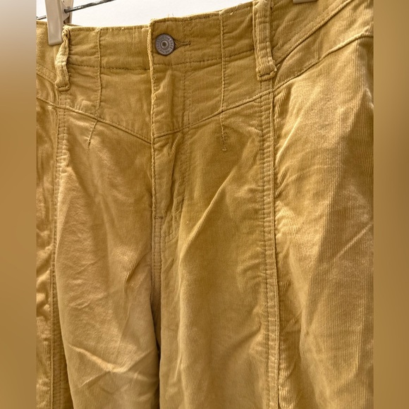 NWT Free People We The Free Libre Cord Wide-Leg Jeans in Fall Leaf - Picture 5 of 7